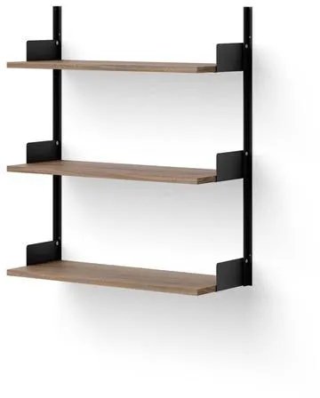 New Works Wall Hylla 900 Valnöt & Svart