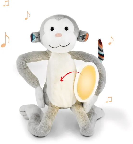 MAX gosedjur med nattlampa, apa